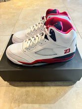 Load image into Gallery viewer, Air Jordan 5 Retro “Black Tongue” size 11.5