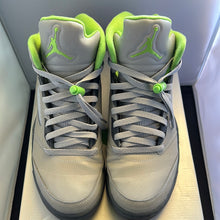Load image into Gallery viewer, Air Jordan 5 Retro “Green Bean 2022” size 11.5 *preowned*
