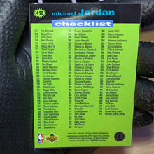 Load image into Gallery viewer, Upper Deck Collector’s Choice 1995 Michael Jordan “Checklist 311-410
