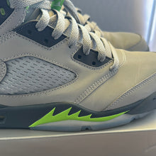 Load image into Gallery viewer, Air Jordan 5 Retro “Green Bean 2022” size 11.5 *preowned*
