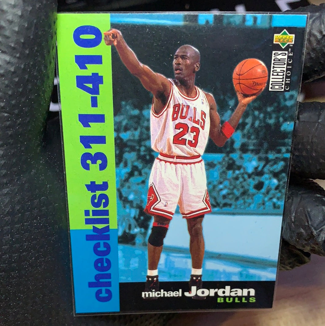 Upper Deck Collector’s Choice 1995 Michael Jordan “Checklist 311-410