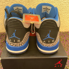 Load image into Gallery viewer, Air Jordan 3 Retro “Sport Blue” size 12 *preowned*

