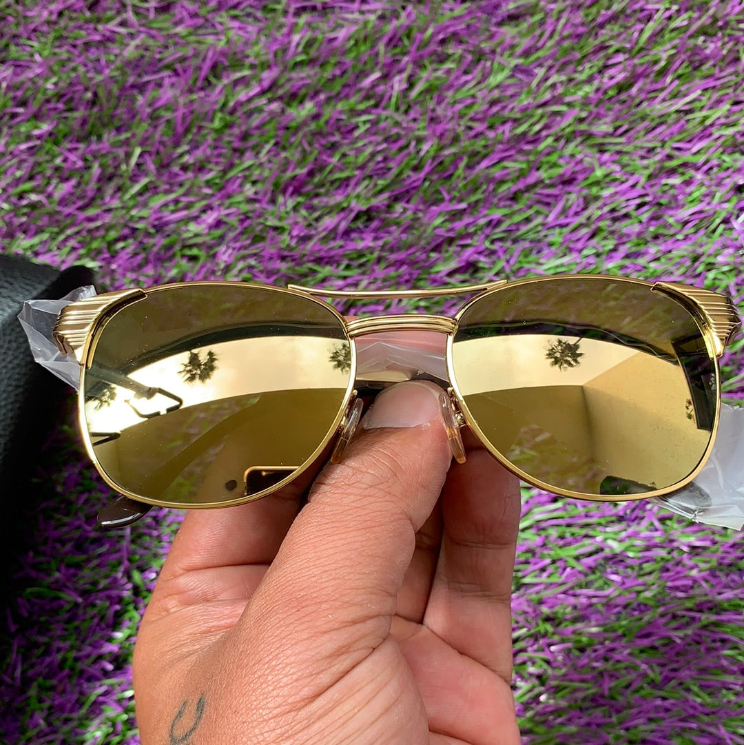 Supreme Drifter Sunglasses Gold | The Sneaker Temple – Sneaker X