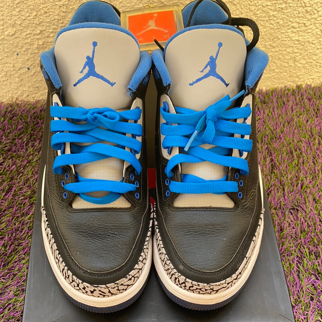 Air Jordan 3 Retro “Sport Blue” size 12 *preowned*