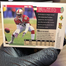 Load image into Gallery viewer, Upper Deck Collector’s Choice Jerry Rice 1996 numbered card
